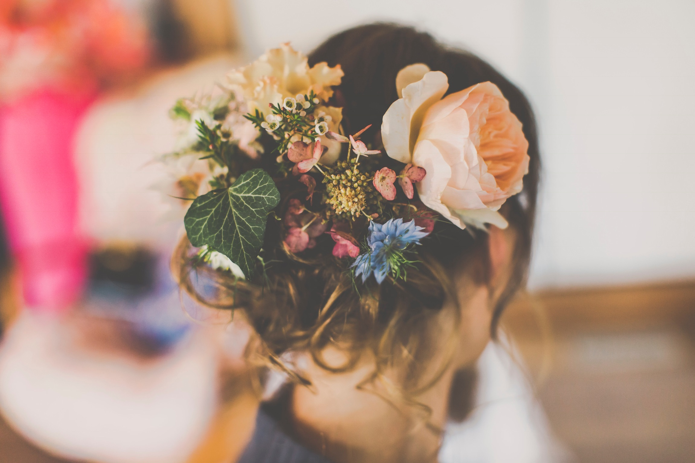 bridal hair flowers