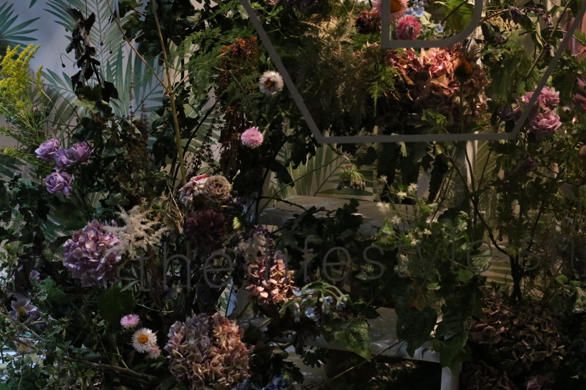 Saint Floral Shop Window Installation 