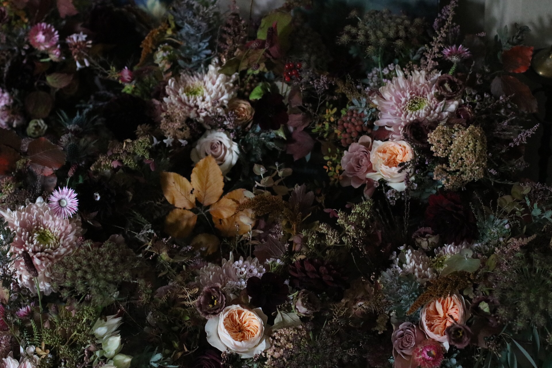 Saint Floral Autumn wedding flowers