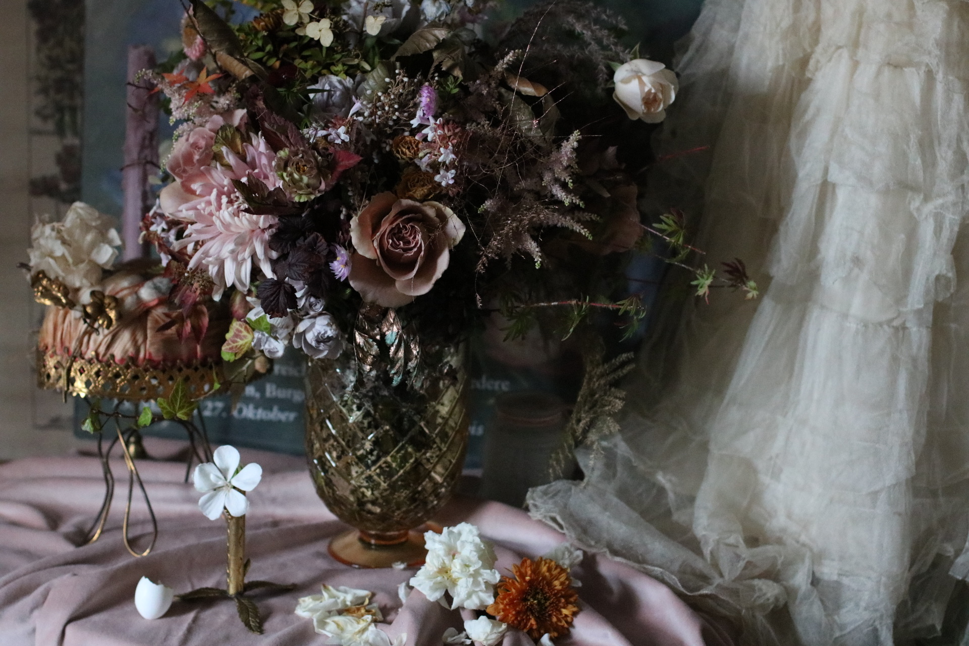Saint Floral Autumn vintage wedding flowers 